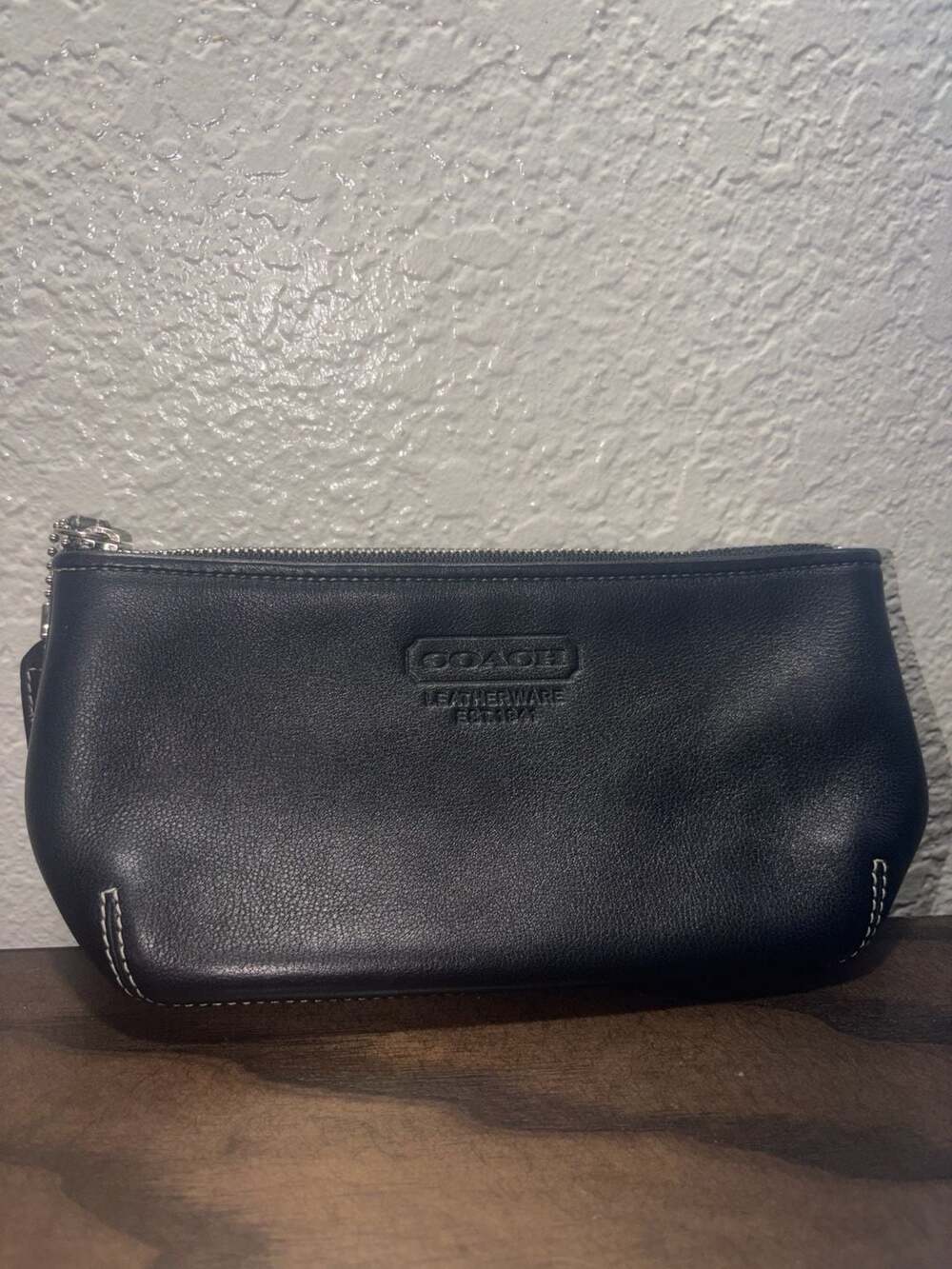 Coach Black Leatherware 1941 Pouch